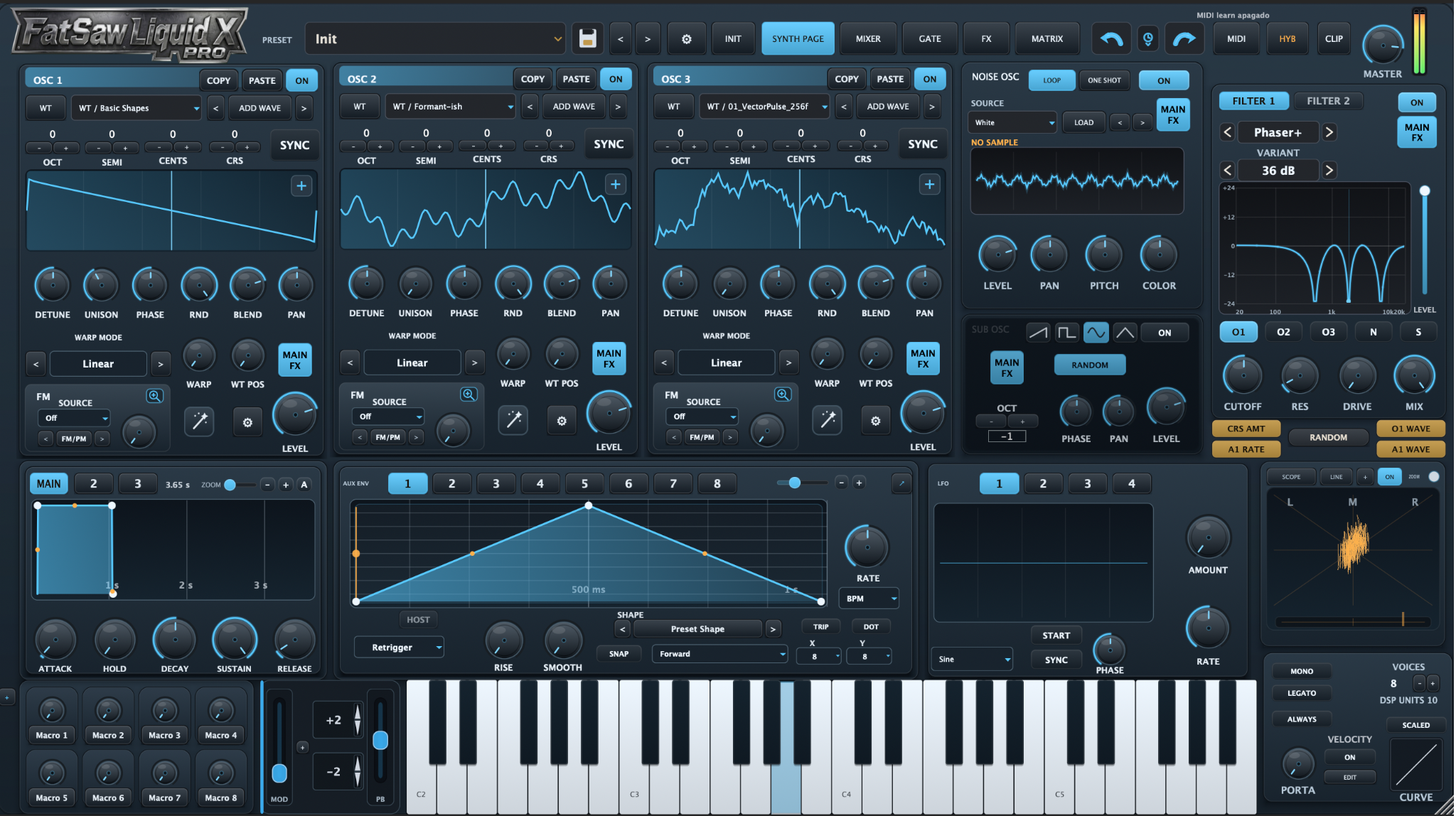FatSaw Liquid X Pro plugin interface